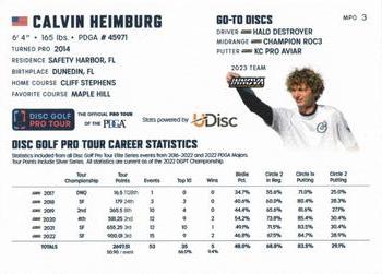 2023 Disc Golf Pro Tour #MPO3 Calvin Heimburg Back